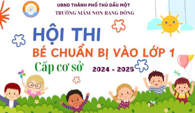 HỘI THI "BÉ CHUẨN BỊ VÀO LỚP 1" - CÁC BÉ LỚP LÁ RỘN RÀNG KHÔNG KHÍ HỌC TẬP, SẴN SÀNG HÀNH TRANG BÉ VÀO LỚP 1